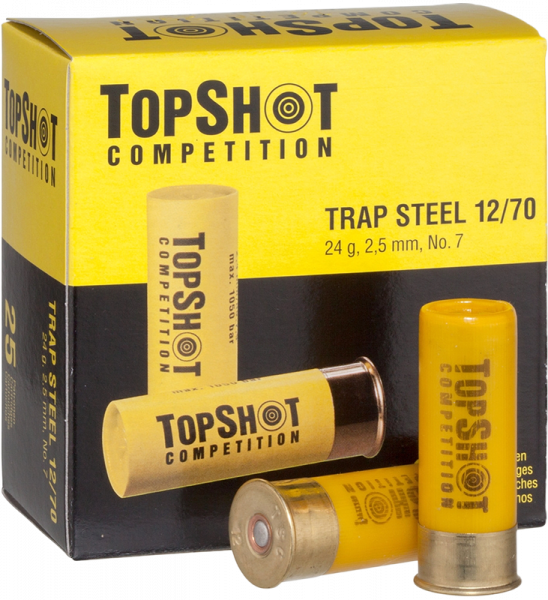 TopShot Trap Steel 12/70 24 gr Schrotpatronen