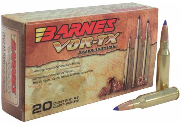 Barnes VOR-TX 7mm-08 Rem TTSX 120 grs Büchsenpatronen