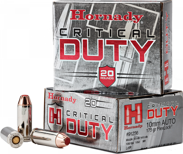 Hornady Critical Duty 10mm Auto FlexLock 175 grs Pistolenpatronen
