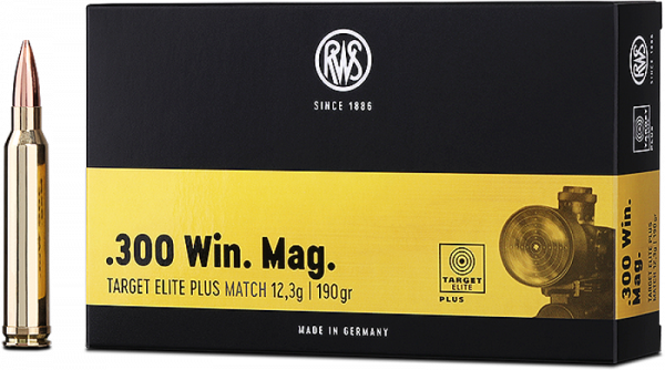 RWS Target Elite Plus .300 Win Mag TEP 190 grs Büchsenpatronen