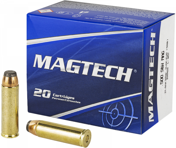 Magtech Standard .500 S&W Mag SJSP Flat 325 grs Revolverpatronen 1