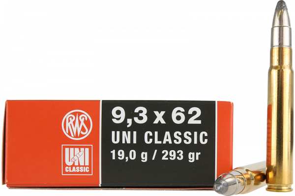 RWS Uni Classic 9,3x62 UC 293 grs Büchsenpatronen