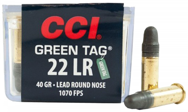 CCI Green Tag .22 LR LRN 40 grs Kleinkaliberpatronen