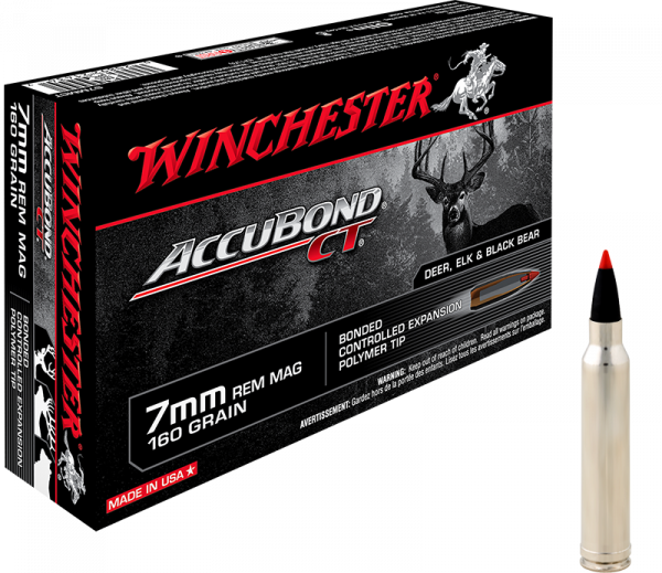 Winchester Accubond CT 7mm Rem Mag 160 grs Büchsenpatronen