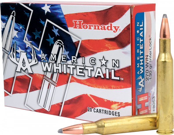 Hornady American Whitetail .270 Win InterLock 130 grs Bchsenpatronen