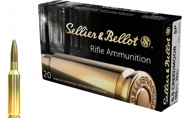Sellier & Bellot Standard 6,5mm Creedmoor SJSP 156 grs Büchsenpatronen