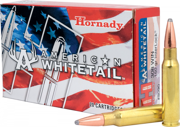 Hornady American Whitetail .308 Win InterLock 165 grs Bchsenpatronen