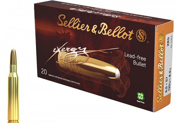 Sellier & Bellot eXergy 6,5x57  XRG 130 grs Büchsenpatronen