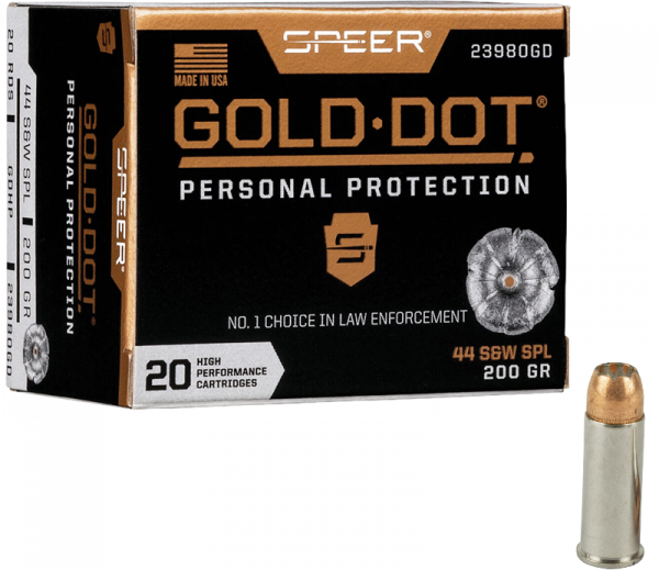 Speer Gold Dot Personal Protection .44 S&W Special Speer Gold Dot HP 200 grs Revolverpatronen
