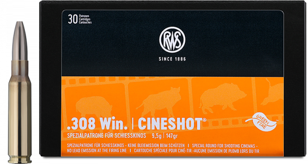 RWS Cineshot .308 Win CS 147 grs Büchsenpatronen
