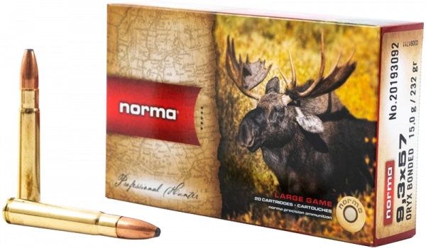 Norma Oryx 9,3x57 232 grs Büchsenpatronen