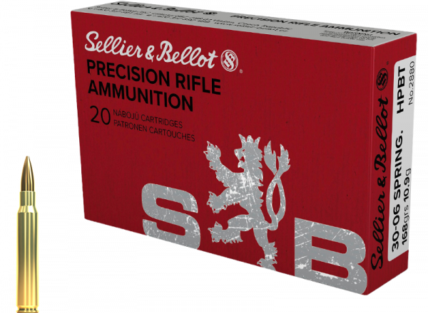 Sellier & Bellot Target Match .30-06 Springfield BTHP 168 grs Büchsenpatronen