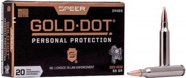 Speer Gold Dot Personal Protection .223 Rem Speer Gold Dot SP 55 grs Büchsenpatronen