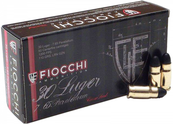Fiocchi Old Time 7,65mm Parabellum LRN 110 grs Pistolenpatronen