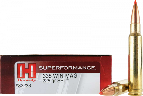 Hornady Superformance .338 Win Mag SST 225 grs Bchsenpatronen