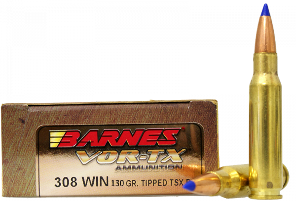 Barnes VOR-TX Euro .308 Win TTSX 130 grs Büchsenpatronen