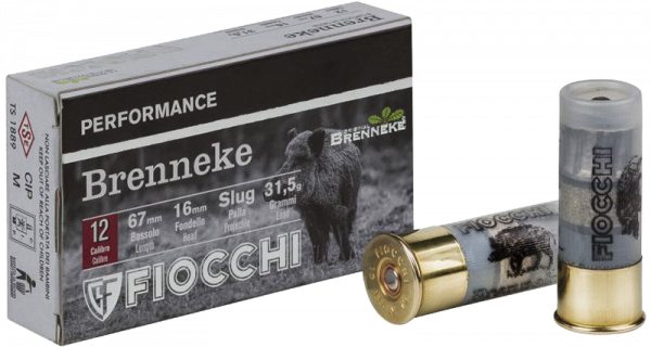 Fiocchi Performance 12/67 Brenneke Classic 486 grs Flintenlaufgeschoss