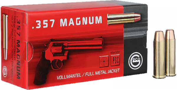 Geco Standard .357 Mag FMJ Flat 158 grs Revolverpatronen