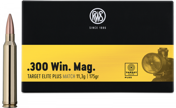 RWS Target Elite Plus .300 Win Mag TEP 175 grs Büchsenpatronen