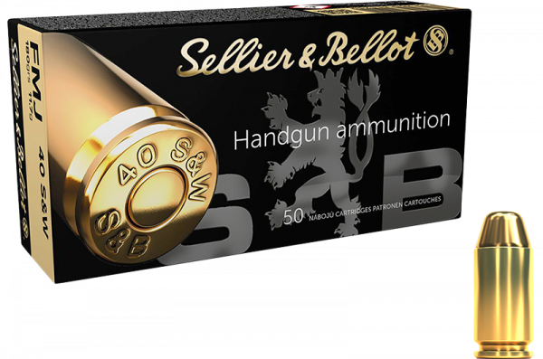 Sellier & Bellot Standard .40 S&W FMJ Flat 180 grs Pistolenpatronen