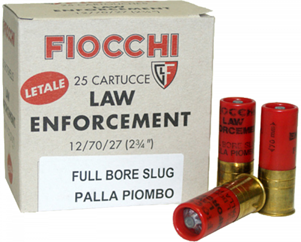 Fiocchi Lethal Line 12/70 Full Bore Slug 32 grs Flintenlaufgeschoss