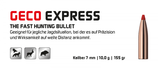 Geco Express Langwaffengeschosse 1