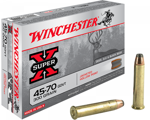 Winchester Super X .45-70 Government JHP 300 grs Büchsenpatronen