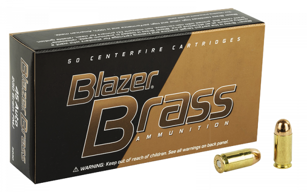 Blazer Brass .45 ACP FMJ 230grs Pistolenpatronen