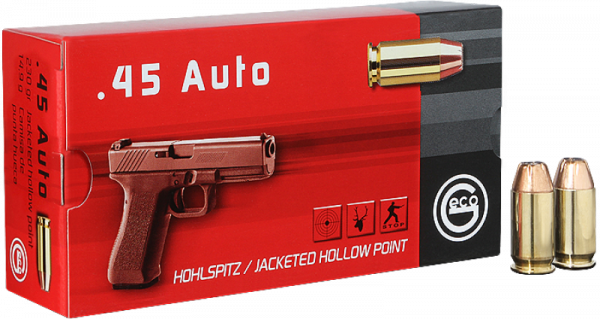 Geco Standard .45 ACP HP 230 grs Pistolenpatronen