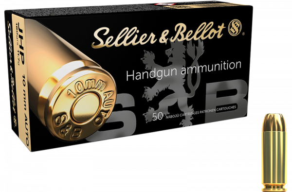 Sellier & Bellot Standard 10mm Auto JHP 180 grs Pistolenpatronen