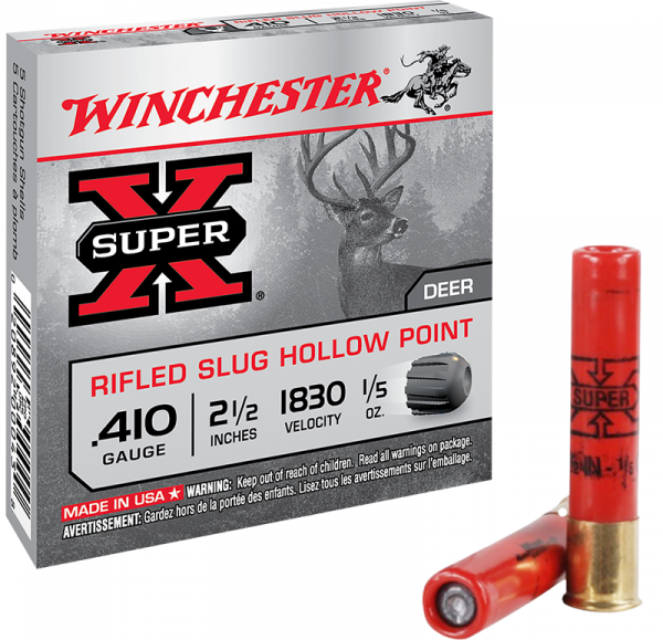 Winchester Super X 410/63,5 Rifled Slug HP 486 grs Flintenlaufgeschoss