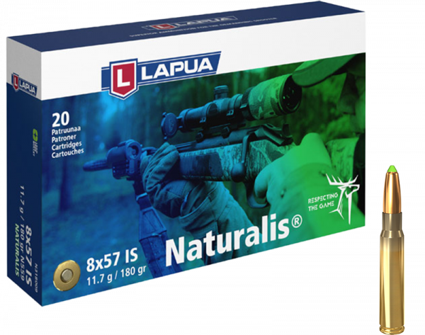Lapua Naturalis 8x57 IS 180 grs Büchsenpatronen