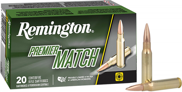 Remington Premier Match .308 Win 168grs BTHP Büchsenpatronen