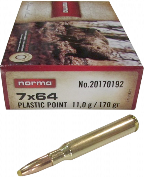 Norma Plastikspitze 7x64 170 grs Büchsenpatronen