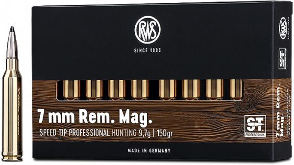 RWS Speed Tip Pro 7mm Rem Mag STP 150 grs Büchsenpatronen