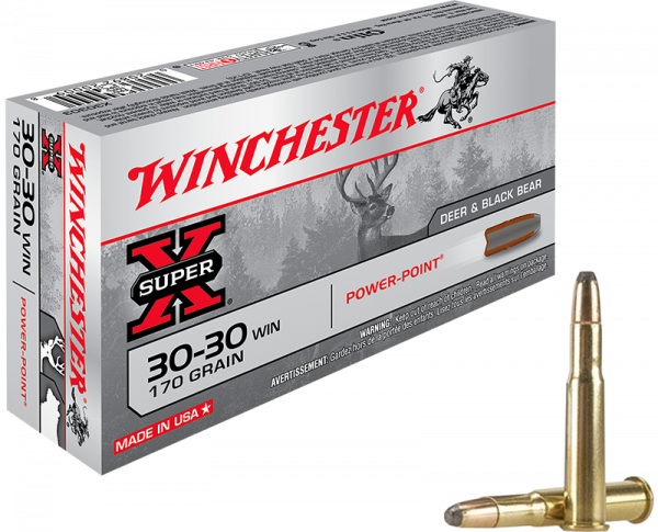 Winchester Super X .30-30 Win Winchester Power Point 170 grs Büchsenpatronen