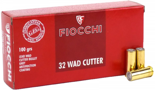 Fiocchi Classic .32 S&W Long Wad Cut.  WC 100 grs Revolverpatronen
