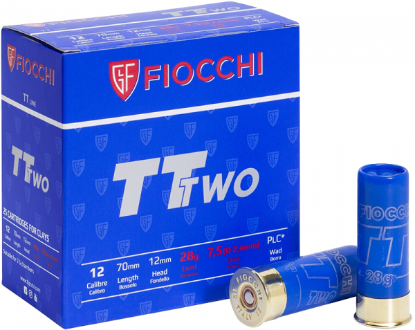Fiocchi TT Two Trap 12/70 28gr Schrotpatronen 2