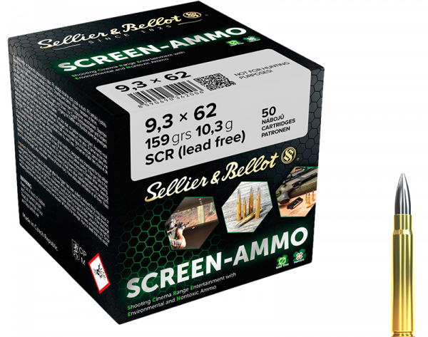 Sellier & Bellot Screen-Ammo 9,3x62 159 grs Büchsenpatronen