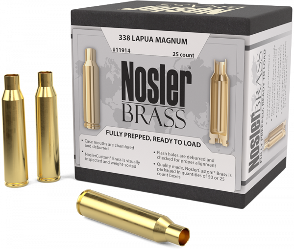 Nosler Premium Brass .300 Lapua Mag Langwaffen Hülsen