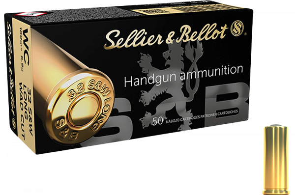 Sellier & Bellot Standard .32 S&W Long Wad Cut. WC 100 grs Revolverpatronen
