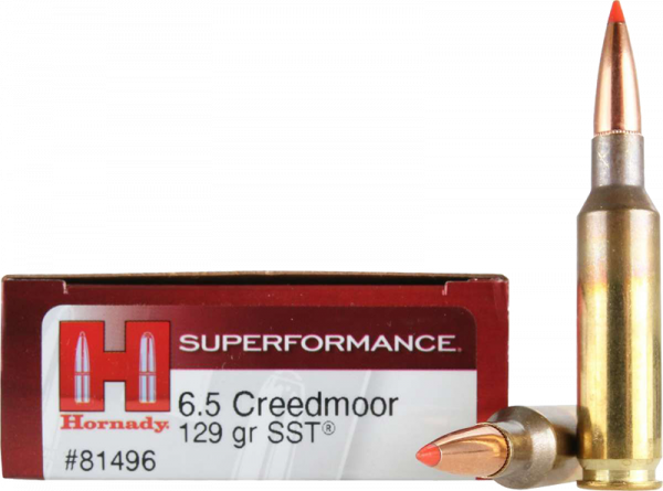 Hornady Superformance 6,5mm Creedmoor SST 129 grs Bchsenpatronen