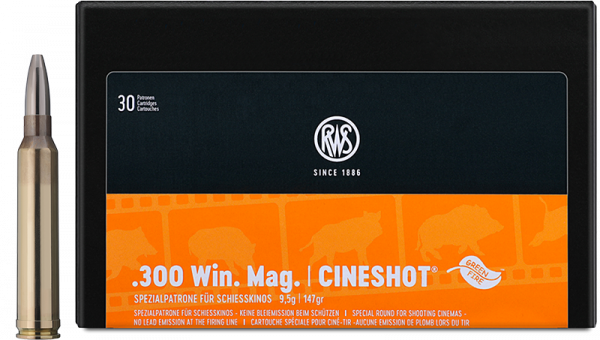 RWS Cineshot .300 Win Mag CS 147 grs Büchsenpatronen