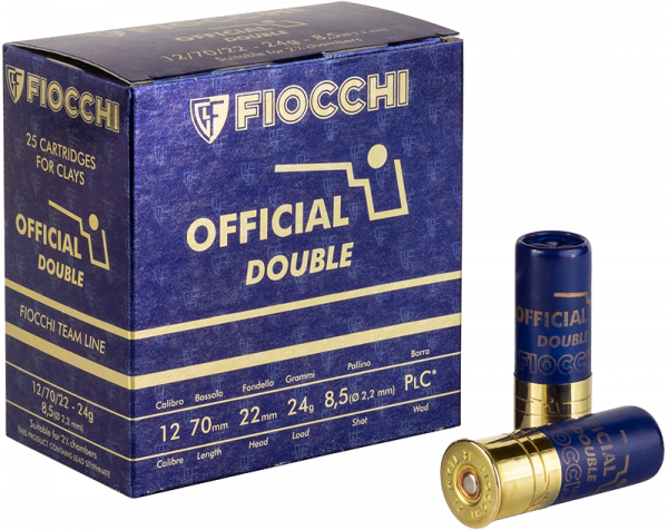 Fiocchi Official Double 12/70 24 gr Schrotpatronen
