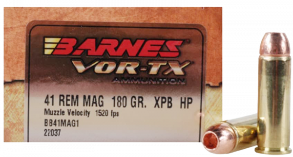 Barnes VOR-TX .41 Rem Mag XPB 180 grs Revolverpatronen