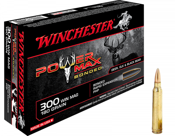 Winchester Power Max .300 Win Mag 180 grs Büchsenpatronen
