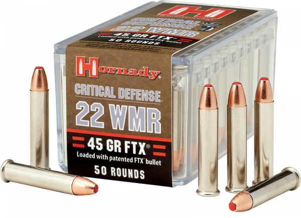 Hornady Critical Defense .22 Win Mag Hornady FTX 45 grs Kleinkaliberpatronen