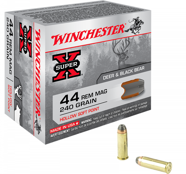 Winchester Super X .44 Rem Mag Winchester Hollow SoftPoint 240 grs Revolverpatronen