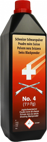 Schweizer Schwarzpulver No. 4 Schwarzpulver