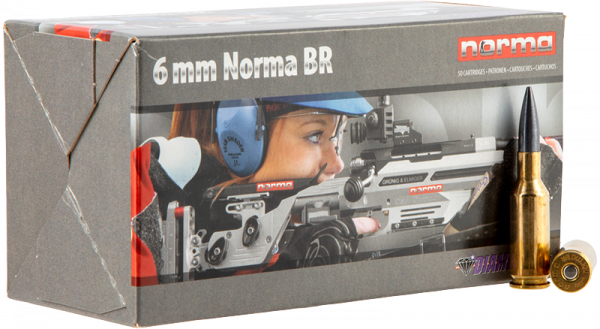 Norma Diamond Line 6mm BR Norma NDLC HPBT 105 grs Büchsenpatronen